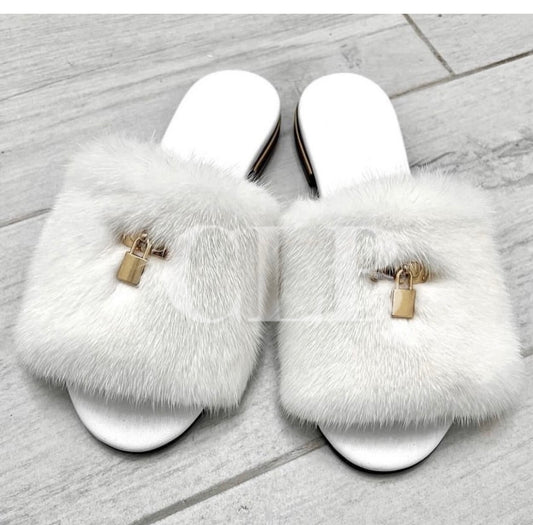 Plush Luxe Slides