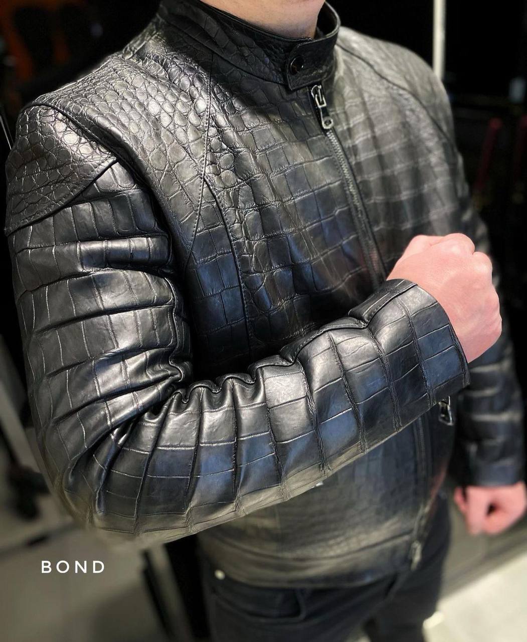 Jacket Bond Croco